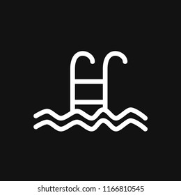 Ladder for pool icon