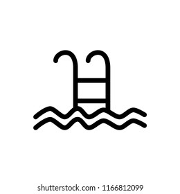 Ladder for pool icon