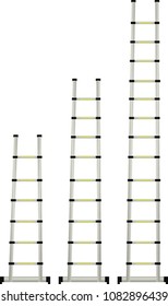Ladder set. vector illustration