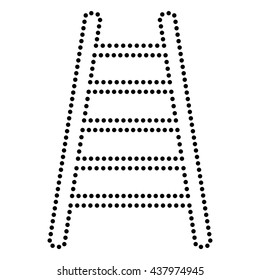 Ladder sign illustration