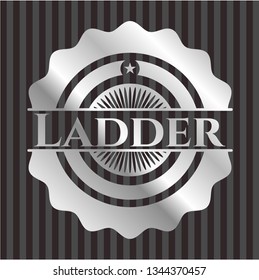 Ladder silver shiny badge