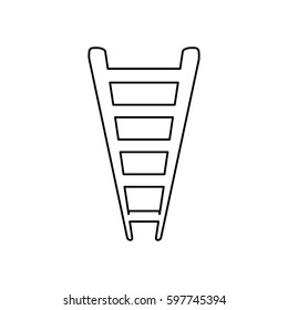 Ladder or staircase symbol icon vector illustration graphic design