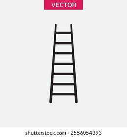 Ladder, Stairs icon. Vector flat black simple trendy style illustration for web and app..eps