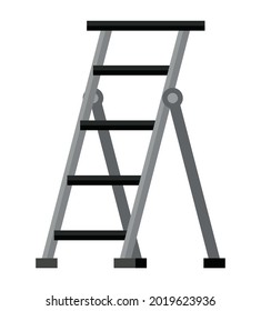 ladder stairs tool construction icon