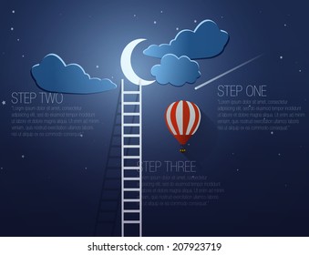 Ladder to the success- EPS10