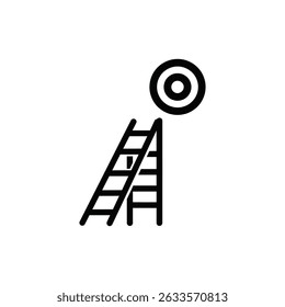 Ladder with Target for Career Goal Planning and Success