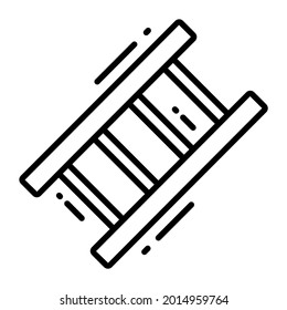 ladder trendy icon, line style isolated on white background. Symbol for your web site design, logo, app, UI.