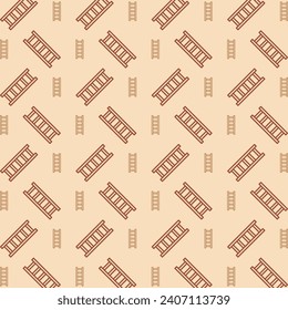Ladder trendy vector design repeating pattern illustration background