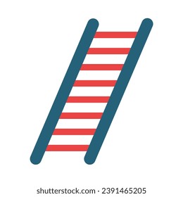 Ladder Vector Glyph Two Color Icon For Personal And Commercial Use.
