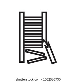 ladder vector icon
