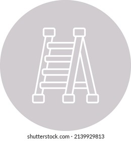 Ladder vector icon. Can be used for printing, mobile and web applications.