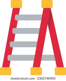 Icono vectorial de la escalera. Se puede usar para imprimir, móviles y aplicaciones web.