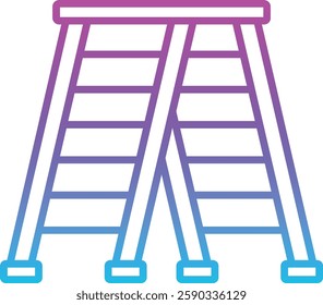 Ladder vector icon. Can be used for printing, mobile and web applications.
