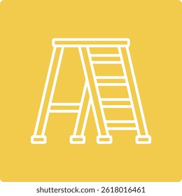 Icono de Vector de escalera. Se puede utilizar para aplicaciones de impresión, móviles y de Web.