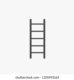 Ladder vector icon climbing ladder