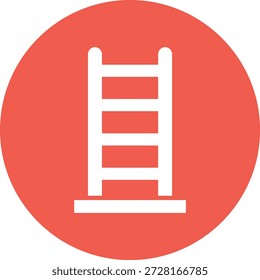 Ilustración de diseño de icono de Vector de escalera