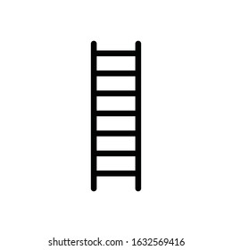 Ladder vector icon flat illustration 