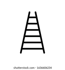 Ladder vector icon flat illustration 