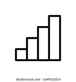 Ladder vector icon flat illustration 