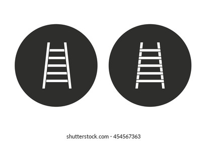 Ladder vector icon. Illustration isolated for graphic and web design.