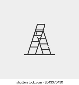 Ladder vector icon illustration sign