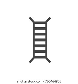 Ladder vector icon isolated on white background