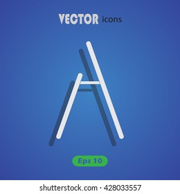 ladder vector icon for web and mobile