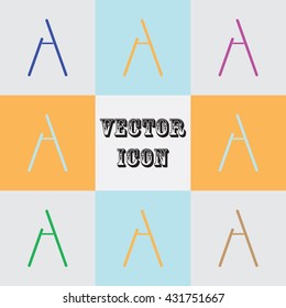 ladder vector icon for web and mobile