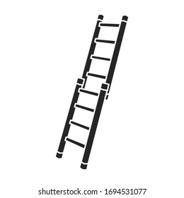 Icono vectorial de carga.Icono vector negro aislado en la escalera de fondo blanco.