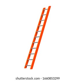 Icono de vector de carga.Icono vectorial de caricatura aislado en la escalera de fondo blanco.