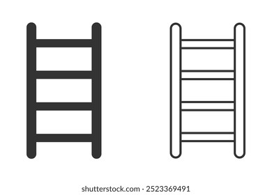 Ladder vector icons. Ladder icon