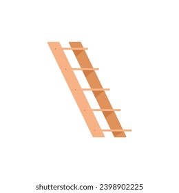 Ladder vector illustration, ladder flat icon, 