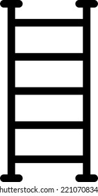 ladder Vector illustration on a transparent background. Premium quality symmbols. Glyphs vector icons for concept and graphic design. 


