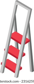 ladder  Vector illustration on a transparent background. Premium quality symmbols. Vector line flat icons for concept and graphic design.