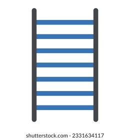 ilustración de ladder Vector en un fondo transparente. Símbolos de calidad premium. Icono vector de gílifo para el concepto y diseño gráfico.
