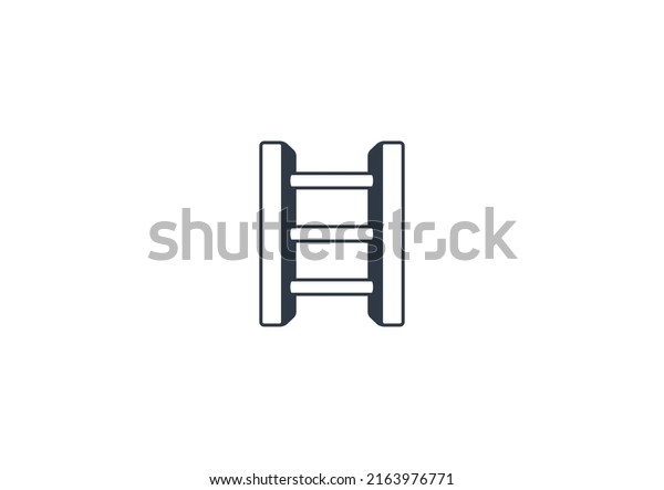 Ladder Vector Isolated Emoticon Ladder Icon: เวกเตอร์สต็อก (ปลอดค่า ...