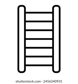 Ladder Vector Line Icon Design