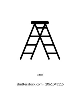 ladder vector logo design template