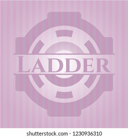 Ladder vintage pink emblem
