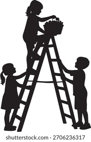 Ladders Rise With Helping Hands