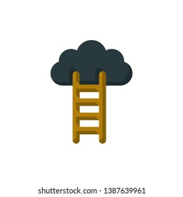 laddet of success icon vector flat style design