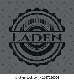 Laden black emblem. Vintage. Vector Illustration. Detailed.