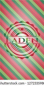 Laden christmas style badge..