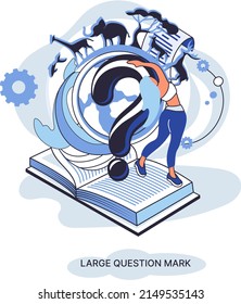 Ladge question mark metaphor. Problem and solution concept, question mark. Ask questions and receive answers. Online support center. Solving complex issues, why sign forum. FAQ frequently asked help