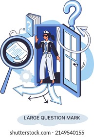 Fragezeichen-Metapher der Ladge. Problem- und Lösungskonzept, Fragezeichen. Stellen Sie Fragen und erhalten Sie Antworten. Online Support Center. Lösen komplexer Probleme, warum unterschreiben Forum. Häufig gestellte Fragen