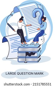 Fragezeichen-Metapher der Ladge. Problem- und Lösungskonzept, Fragezeichen. Stellen Sie Fragen und erhalten Sie Antworten. Online Support Center. Lösen komplexer Probleme, warum unterschreiben Forum. Häufig gestellte Fragen