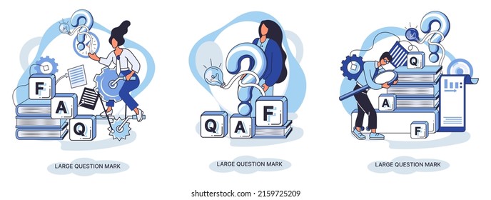 Una gran metáfora de signo de interrogación. Concepto de problema y solución, signo de interrogación. Haz preguntas y recibe respuestas. Centro de asistencia en línea. Solucionando problemas complejos, por qué firmar el foro. Ayuda más frecuente