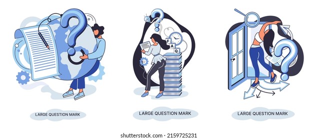Ladge question mark metaphor. Problem and solution concept, question mark. Ask questions and receive answers. Online support center. Solving complex issues, why sign forum. FAQ frequently asked help