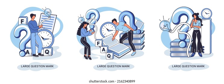 Ladge question mark metaphor. Problem and solution concept, question mark. Ask questions and receive answers. Online support center. Solving complex issues, why sign forum. FAQ frequently asked help