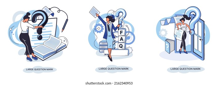 Ladge question mark metaphor. Problem and solution concept, question mark. Ask questions and receive answers. Online support center. Solving complex issues, why sign forum. FAQ frequently asked help